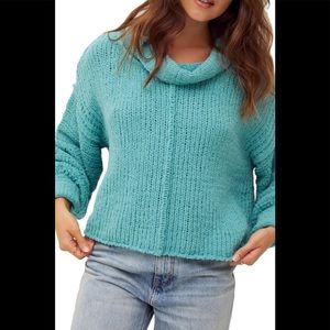 Free people Be Yours Cowl Neck Sweater